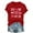 #160-Red, variant on Valentine's Day Women's Graphic Cute Bow Tees Casual Print Round Neck T Shirt Summer Short Sleeve Trendy Tops Dressy Aesthetic T-Shirt Aesthetic Tee Tops Pink Bow Girly Tee