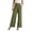 c-Green, variant on Womens Wide Leg Pants Barrel Baggy Pants High Waisted Casual Trousers