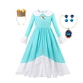 thumbnail image 1 of Vestido de princesa melocotón para niña, disfraz de Halloween, ropa de actuación de escenario para niños, trajes de fiesta de Carnaval de cumpleaños Fivean unisex, 1 of 2