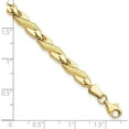 thumbnail image 5 of 10K Yellow Gold Polished and Brushed Bracelet - 7", 5 of 7