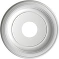 thumbnail image 5 of Ekena Millwork 13"OD x 3 1/2"ID x 1 1/4"P Traditional Thermoformed PVC Ceiling Medallion (Fits Canopies up to 7 1/2"), Metallic Antique Brass, 5 of 10