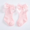 thumbnail image 6 of 4/6/10 Pairs Baby Girls Knee High Socks Infant Toddler Girls Bow Stockings Cotton Uniform Stockings Dress Socks 0-3T, 6 of 9