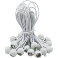 thumbnail image 1 of GFDYREE Ball Bungee Cords 6 Inch Bungee Cords with Balls Tarp Bungee Cords with Balls Small Bungee Cords with Ball End White Ball Bungee Cord for Camping Shelter Projector Screen, 1 of 5