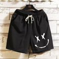thumbnail image 1 of Pantalones cortos de playa de algodón 100% para hombre, pantalón de chándal con estampado gráfico divertido, estilo Hip Hop, transpirables, informales, envío gratis Fivean unisex, 1 of 2