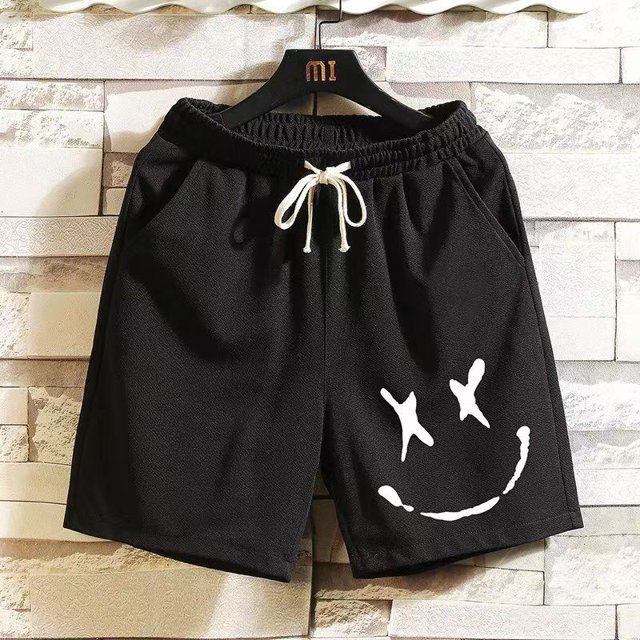 Pantalones cortos de playa de algodón 100% para hombre, pantalón de chándal con estampado gráfico divertido, estilo Hip Hop, transpirables, informales, envío gratis Fivean unisex