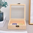 thumbnail image 2 of Wooden Box with Hinged Lid Unfinished Wood Gift Box Small Wooden Box for Jewelry, 2 of 8