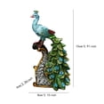 thumbnail image 4 of Escabel,Reposapiés pequeño,taburete otomano,sofá,taburete de té,Reposapiés Cubo Taburete Taburete para Dormitorio Baño,Figura de escritorio,Estante de estatua de pavo real para, 4 of 8
