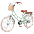 thumbnail image 2 of Ambifirner 22 Inch Beach Cruiser Bike for Girls, Commuter Bicycle with Front Basket , High Carbon Steel Frame, Comfortable City Bike for Outdoor Riding, 2 of 8