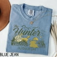 thumbnail image 2 of "The Hunter Outdoor Life" T-Shirt – Rustic Hunter, Dog, & Sunset Graphic Tee for Nature Enthusiasts, 2 of 6