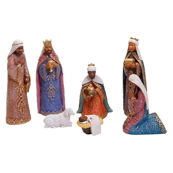 – Black Nativity Set – African American Nativity Scene Figurines for Christmas Decor – Indoor Holiday Display Featuring Mary, , and Baby Jesus – Faith Family Love