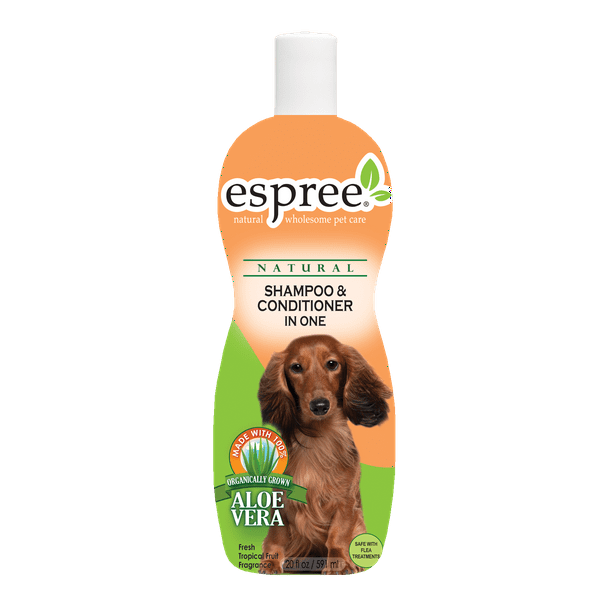 Espree shampoo & conditioner in one for dogs, 20oz bottle