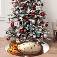 thumbnail image 5 of Picia Cartoon Cheetah With Attitude Print Christmas Tree Skirt , Christmas Tree Skirt Ornaments for Merry Christmas Holiday Party Decorations Indoor Outdoor-48", 5 of 7