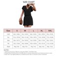 thumbnail image 5 of EOTVIA Short Pants Jumpsuits, Shorts Jumpsuits Middle Waist For Work, 5 of 5