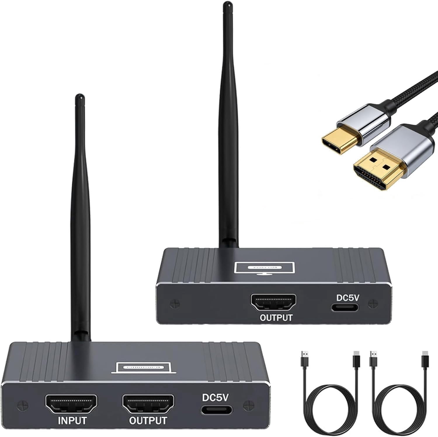 Lemorele Wireless HDMI Transmitter and 3 Receivers , 1080P HD