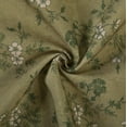 thumbnail image 5 of TWOPAGES Light Filtering Pinch Pleated Print Cafe Curtains for Kitchen Small Windows, 2 Panels, 34"x24", Ivy Brown, 5 of 5