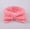 Coral, variant on Spa Day Plush Fleece Bow Headband