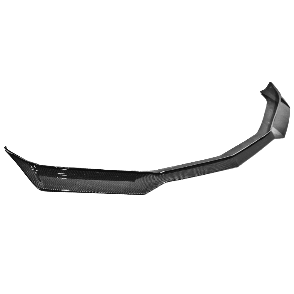Ikon Motorsports Compatible with 16-18 Chevy Camaro  LT and RS Model Only, ZL1 Style Front Bumper Lip - Carbon Fiber Print PP