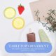 thumbnail image 2 of Plastic Fruit 10Pcs Fake Strawberry Ornaments for Home Decoration, 2 of 4
