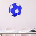 thumbnail image 4 of Horivan Mirrored Acrylic Soccer Ball Wall Decor, Modern Geometric Stickers for Living Room Bedroom, Sports Theme Home Decoration, Acrylic Wall Art for Teens Room, 4 of 6