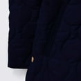 thumbnail image 7 of Quilted Jacket Women, Lightweight Warm Coat with Pockets Stand Collar Button Up Puffer Coat Ladies Winter Clothes (XL, Navy), 7 of 7