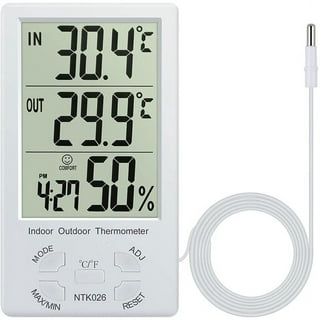 Auto Car Lcd Digital Display Indoor Outdoor Thermometer Meter With 1.5m  Cable Thermometers Inside And Outside Cars Tools Instrum