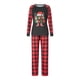 thumbnail image 2 of Pijamas navideños familiares a juego Fiomva Holiday, pijamas navideños de alce para parejas y niños, ropa de dormir para bebés, 2 of 8