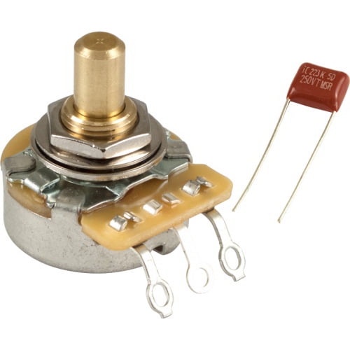 Fender R-V250K-SS-NL Potentiometer - Fender, 250K, Solid Shaft, No Load