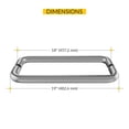 thumbnail image 2 of Brixwell TB-18BTB-SA 18 Inches Center To Center Standard Tubular Shower Towel Bar Back to Back Mount Without Washers Satine, 2 of 6