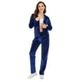 thumbnail image 7 of DODOING Velvet Sweatsuits Women Velvet Tracksuit Active Sweatsuit Zip Hoodie Sweat Set Loungewear Jogging Tracksuit Activewear Sport Set Clothes, 7 of 7