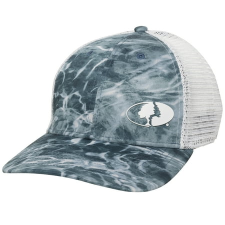 - Elements Performance Mesh back Stretch Fit Fishing Cap; Spindrift Blue; Small / Medium