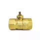 thumbnail image 2 of DN15 DN20 DN25 Motorized Brass Ball Valve Body 3 Way Electric Thread Ball Valve Body, 2 of 5