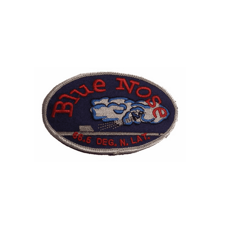 Polar Bear Patch - USN NAVY BLUE NOSE PATROL PATCH ARTIC CIRCLE CROSSING DOMAIN OF THE POLAR BEAR