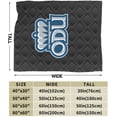 thumbnail image 3 of Old Dominion University Logo Ultra-Soft Micro Fleece Blanket Soft Comfortable Flannel Blanket Available for Bed Couch Living Room, 3 of 8
