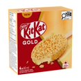 thumbnail image 4 of KITKAT Or, desserts glacés à saveur de gaufrette, enrobage de chocolat blanc 4 x 80 ml, 4 of 7