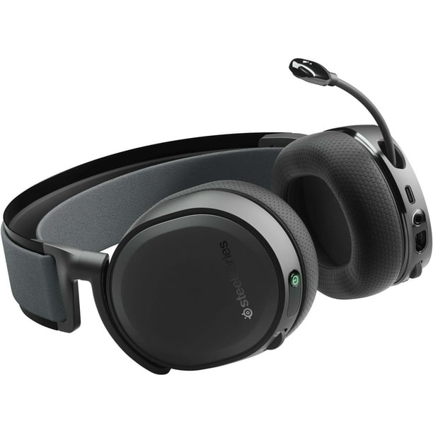 SteelSeries 7+ Wireless Gaming Headset, Lossless 2.4 GHz, Battery Life, USB-C, Black - Walmart.com