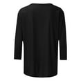 thumbnail image 4 of XIAOCHA Womens T-Shirts Christmas Tree Print Crew Neck Pullover Tees Shirt Long Sleeves Loose Fit Tees Christmas Holiday Wear, 4 of 5