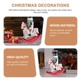 thumbnail image 5 of IBASETOY Nutcracker Christmas Ornament Red Wood Design for Colleagues 1Pack, 5 of 5
