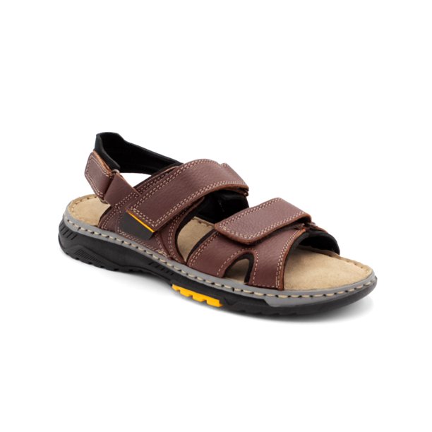 Sandalias casuales Exterior PIEL Color Café Para Hombre De RBCOLLECTION