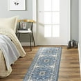 thumbnail image 6 of Home Dynamix Premium Sakarya Traditional Medallion Runner Area Rug, Blue/Ivory, 1'9"x7'2", 6 of 6