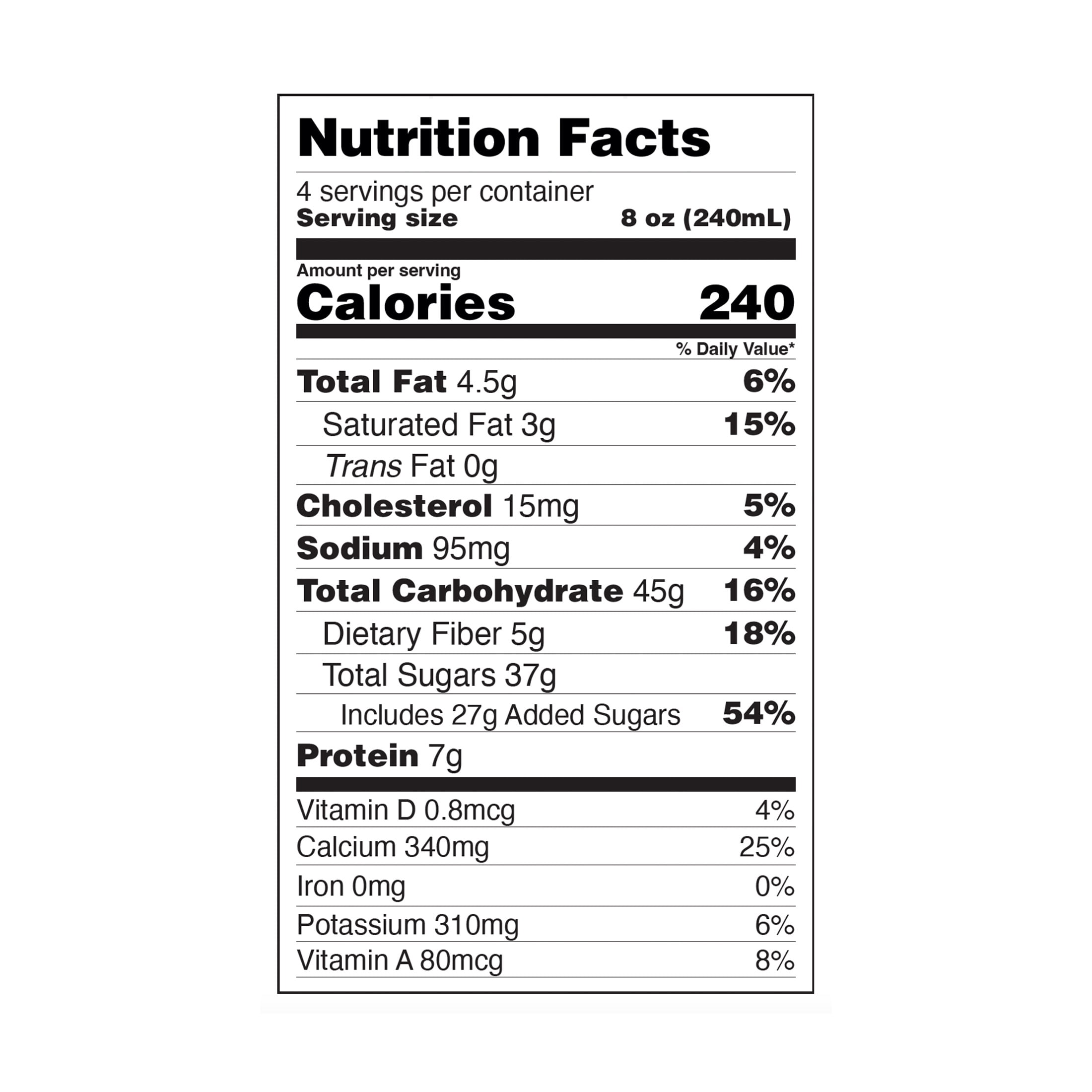 Nuestra Cocina Yogurt Smoothie Strawberry/Banana 32 oz