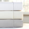 thumbnail image 2 of PureCare Luxury Microfiber Wrinkle Resistant Bed Sheet Set White King 300 - 499,299 and Below, 2 of 4