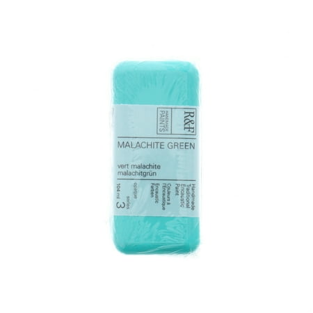 UPC: 0836943001930 | R&F Handmade Paints Encaustic Paint Cake  104ml  Malachite Green