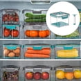 thumbnail image 1 of fastboy Food Storage for Vacuum Sealer Rectangle Organizer Plastic Vacuum Container Green 1.5L, 1 of 8