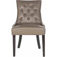 thumbnail image 3 of SAFAVIEH Harlow Glam Tufted Ring Chair with Silver Nailheads, Set of 2, Clay, 3 of 6
