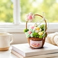 thumbnail image 4 of Beforeyayn Crochet Flower Basket, Washable For Kids Room For Toddler Parents, Playroom Shelf And Toy Box, Letting Toddler Play Without Worry Of Broken Glass., 4 of 6