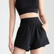 thumbnail image 4 of Pantalones cortos deportivos de cintura alta para mujer, gimnasio, yoga, entrenamiento, ropa cómoda para salón, verano, 4 of 6
