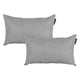 thumbnail image 1 of Cojín Riñonera Decorativa Delta Rectangular Set de 2 Gris, 1 of 4