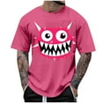 thumbnail image 2 of Men's Graphic Tees Printed Casual Summer Tee Tops Short Sleeve T-Shirts Fashion Tees, 2 of 7