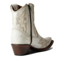 thumbnail image 2 of CORRAL Adult Female Pearl Embroidery with Zipper Ankle Western Boots, Color: White, Size: 8.5, Width: M, 2 of 6