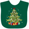thumbnail image 3 of Inktastic Christmas Tree Boys or Girls Baby Bib, 3 of 4